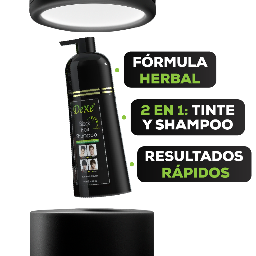 SHAMPOO DEXE 3 EN 1: ANTICANAS, ANTICAÍDA E HIDRATACIÓN PROFUNDA
