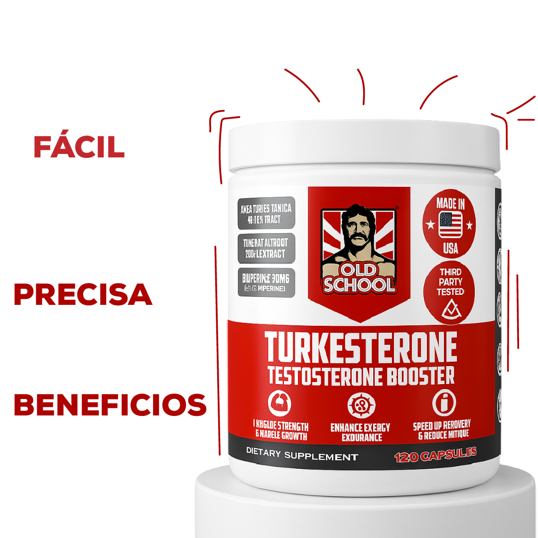 TURKESTERONE OLD SCHOOL - POTENCIA MÁXIMA