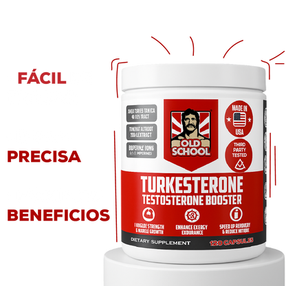 TURKESTERONE OLD SCHOOL - POTENCIA MÁXIMA